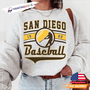 Vintage san diego baseball, Padres EST 1969 Shirt 3