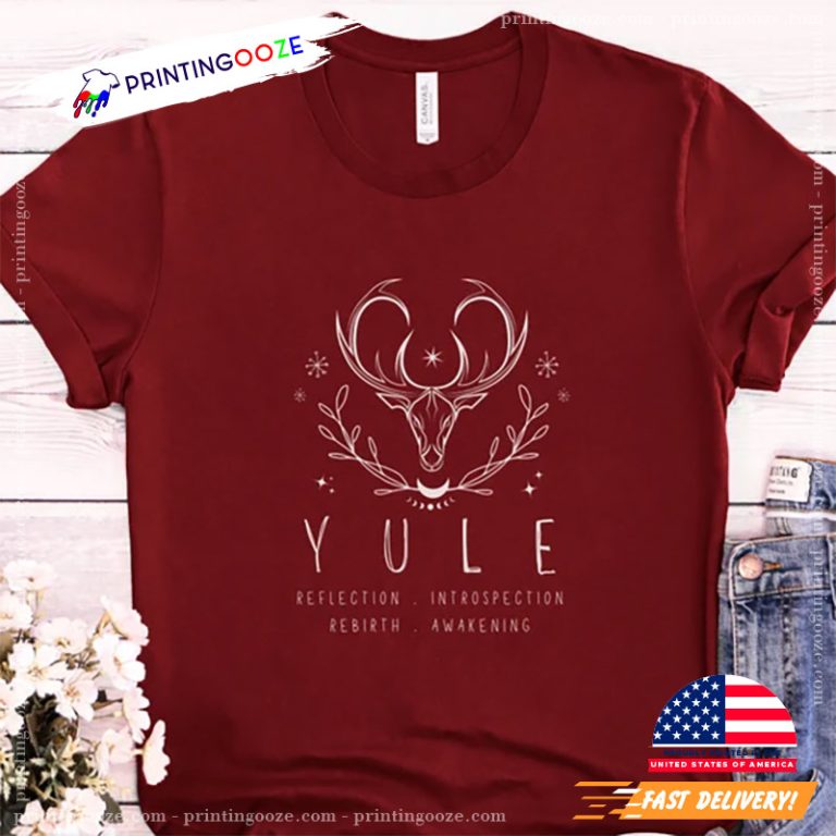 Yule Holiday TShirt, Winter Solstice 2024 Merch Unleash Your Creativity