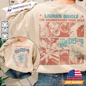 lauren daigle concert The Kaleidoscope Tour 2023 Vintage Artwork Tee 2