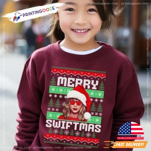 merry swiftmas, Kids Ugly Christmas Shirt 1