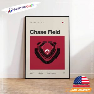 mlb arizona diamondbacks, chase field seating Poster 2