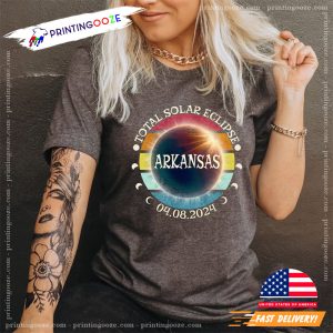 Arkansas Total Solar Eclipse April 8th 2024, path of totality eclipse 2024 Shirt