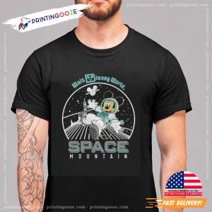 Astronaut Mickey Walt disney space mountain Retro T Shirt