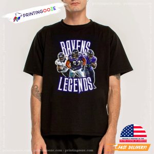 Baltimore Ravens Football Team, Defensive Legends T shirt
