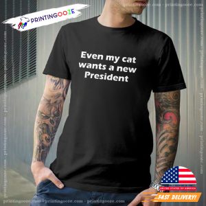 Cat President Funny T Shirt