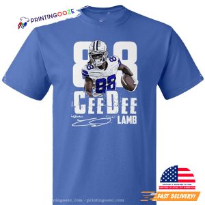 CeeDee Lamb 88 Wide Receiver Football Dallas Fans T Shirt 2