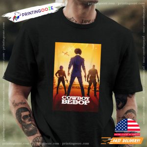 Cowboy Bebop Trio Chase Poster T Shirt 2