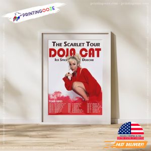 Doja Cat Scarlet Tour, doja tour Poster