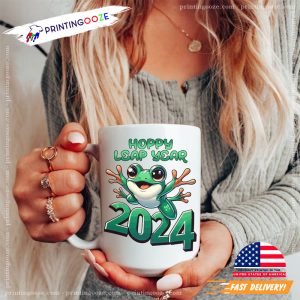 Hoopy leap year 2024 Cute Frog Mug