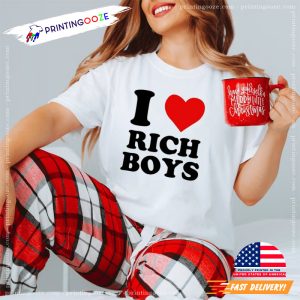 I Love Rich Boys Y2K Baby Tee 2