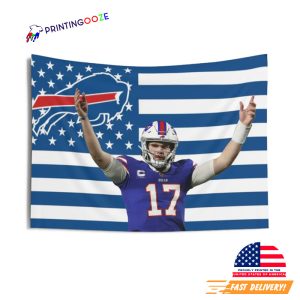 Josh Allen Buffalo Bills Flag