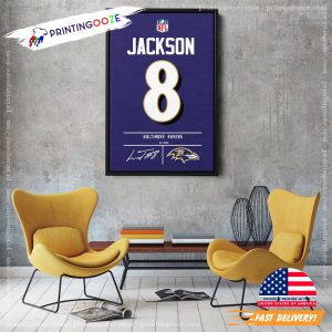 Lamar Jackson, Baltimore Ravens NFL Poster