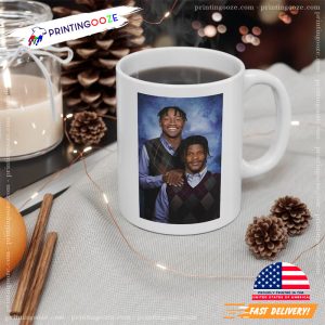 Lamar Jackson Zay Flowers Baltimore Ravens Mug