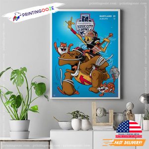 Maryland Terrapins 2023 Music City Bowl Champions Home Poster