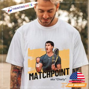 Matchpoint Professional Tennis Player Carlos Alcaraz Aka Charly T Shirt 3