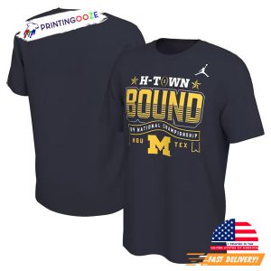 Michigan Wolverines Jordan Brand College Football T shirt 2
