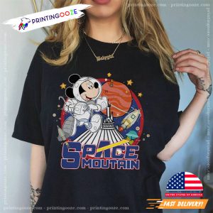 Mickey Mountain Astronauts space mountain disney world Comfort Colors T Shirt 1