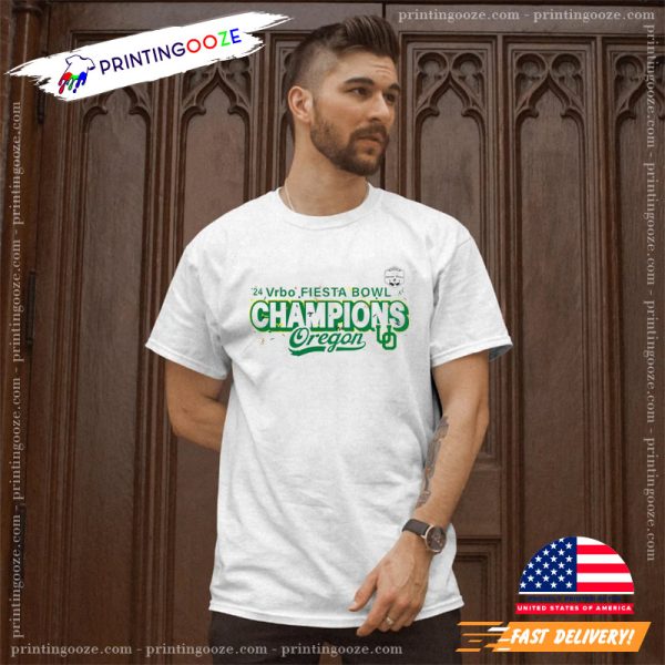 Oregon Ducks 2024 Fiesta Bowl Champions Superior Ability Shirt ...