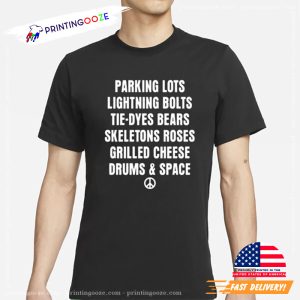 Parking Lots Lightning Bolts Tie Dyes Bears Skeletons T shirt 2