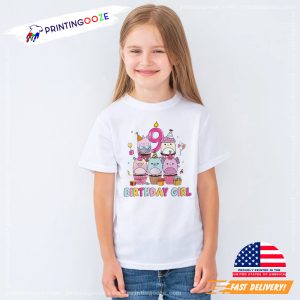 Personalized Squishmallow Cupcake Birthday Girl Shirt