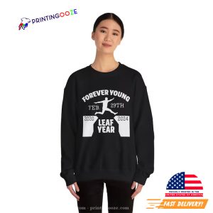 Personalized leap day birthday Forever Young Funny T Shirt