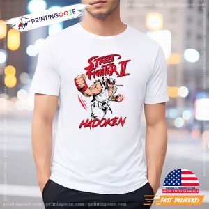 Street Fighter II Hadoken T Shirt 3