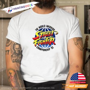Street Fighter World Warrior Champ 1992 T Shirt 2