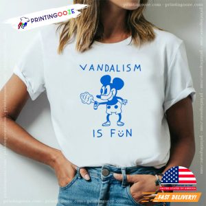 Vandalism Is Fun Mickey Shirt 2