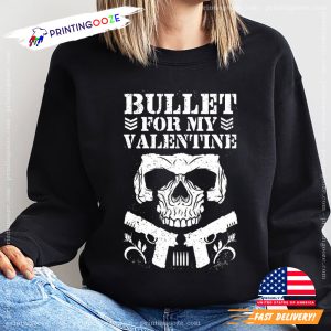 Violet Gun Club bullet for my valentine tee
