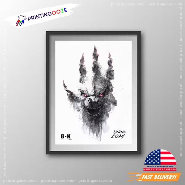 Godzilla Vs King Kong Movie 2024 Room Wall Decor No 2 Unleash Your   Godzilla Vs King Kong Movie 2024 Room Wall Decor No.2 600x600 