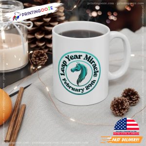 leap year Miracle Feb 29th Horse Coffee Cup