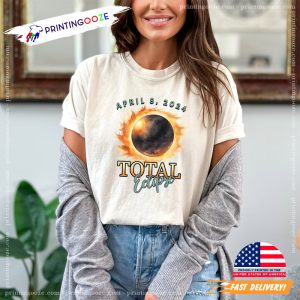 path of totality eclipse 2024 Comfort Colors T Shirt