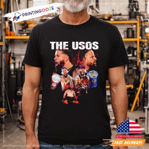 the uso wwe Bros Champs Wrestling T Shirt 1