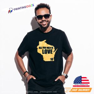 All You Need is Love Packers T Shirt 2