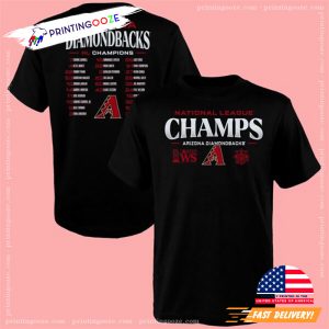 Arizona Diamondbacks 2023 National League Champions T Shirt 3