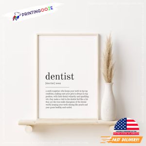 Dentist Definition, Quote Minimalist Modern Poster 2