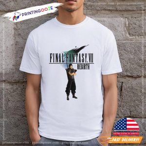 Final Fantasy Vii Rebirth Zack T shirt 3