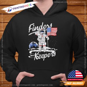 Finders Keepers Usa Astronaut Moon Landing Shirt