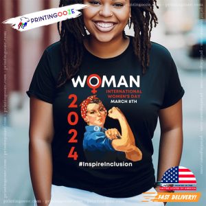 Inspire Inclusion women graphic T shirts 3