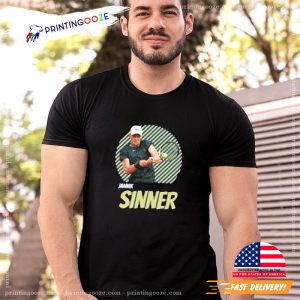 Jannik Sinner Pro Tennis Player Cool Fan T Shirt