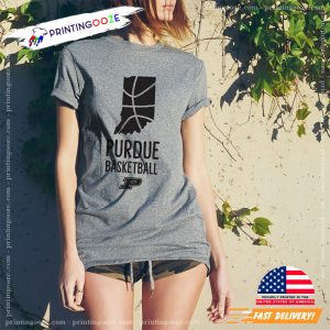 Purdue Boilermakers Basketball Brush State T Shirt 2