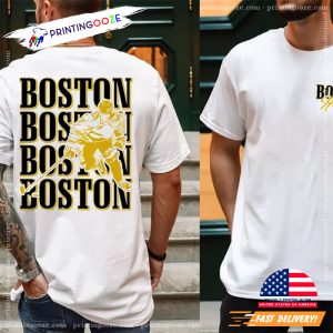 Retro Boston Team Hockey 2 Side Shirt