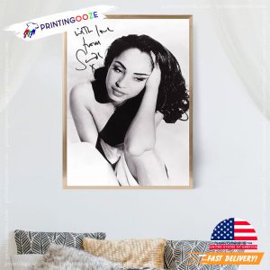 Sade Adu With Signed Music Poster