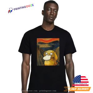 Screaming Psyduck The Scream Art Shirt 3