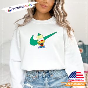 Simpson Krusty Iconic Cartoon Character Pullover Shirt 4