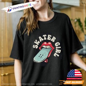 Skater Girl Vintage skateboard tee shirts