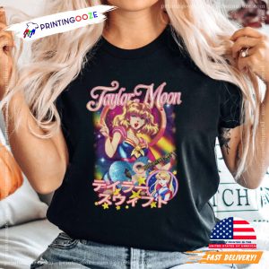 Taylor Moon Anime Graphic Cartoon T Shirt