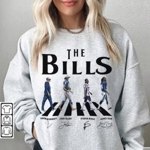The Bills Walking Abbey Road Signatures Football Shirt 2