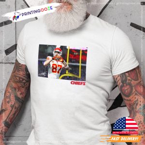 Travis Kelce Kansas City Chiefs Player Graphic T Shirt 3