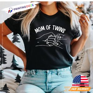 2024 Mother's Day Mom Of Twins Shirt 2